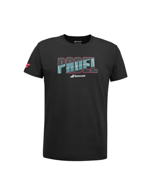 Camiseta Babolat Padel Cotton Tee | Ofertas de pádel